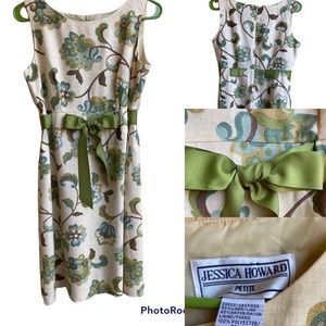 Jessica Howard vintage petite sleeveless dress.size 8
